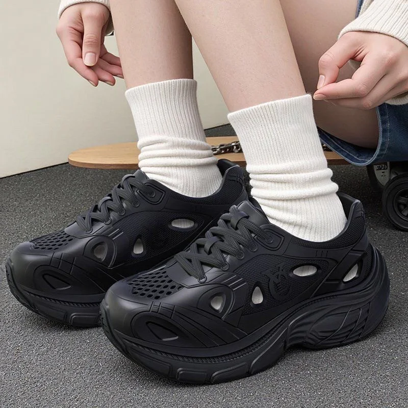 Spring New Breathable Closed Toe EVA Sandals Women Fashion Thick Sole Platform Sports Shoes Woman Outdoor Non Slip Wading Shoes image 3