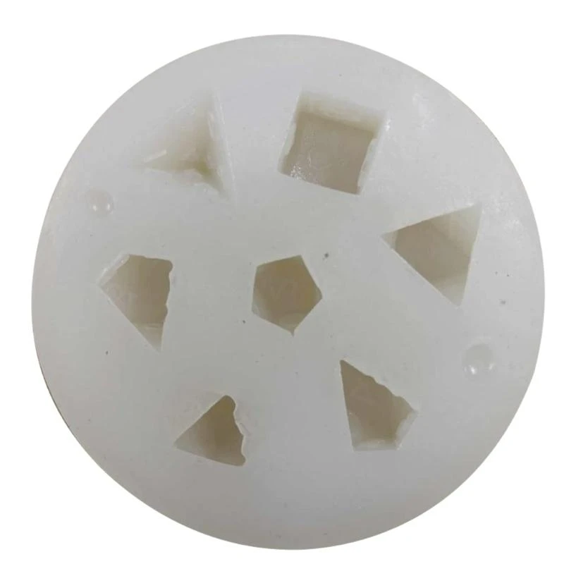 

652F 7 Shapes Dices Fillet Square Triangle Dices Mold Dices Digital Game Silicone Mould Crystal Epoxy Resin Mold Art