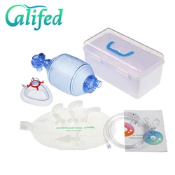 Califed PVC Manual Resuscitator Adult/Pediatric/Infant First Aid Resuscitator Bag Emergency Self-help Rescue Tool Ambu Bags