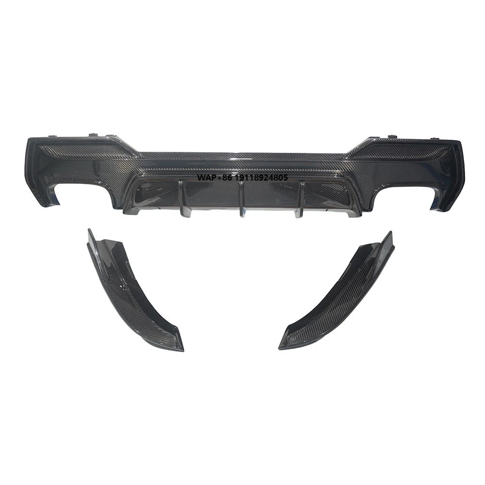 

ODM/OEM Real Dry Carbon Fiber Universal Rear Bumper Lip Diffuser Car Spoilers for New for B-MW 4 Series G22 G23