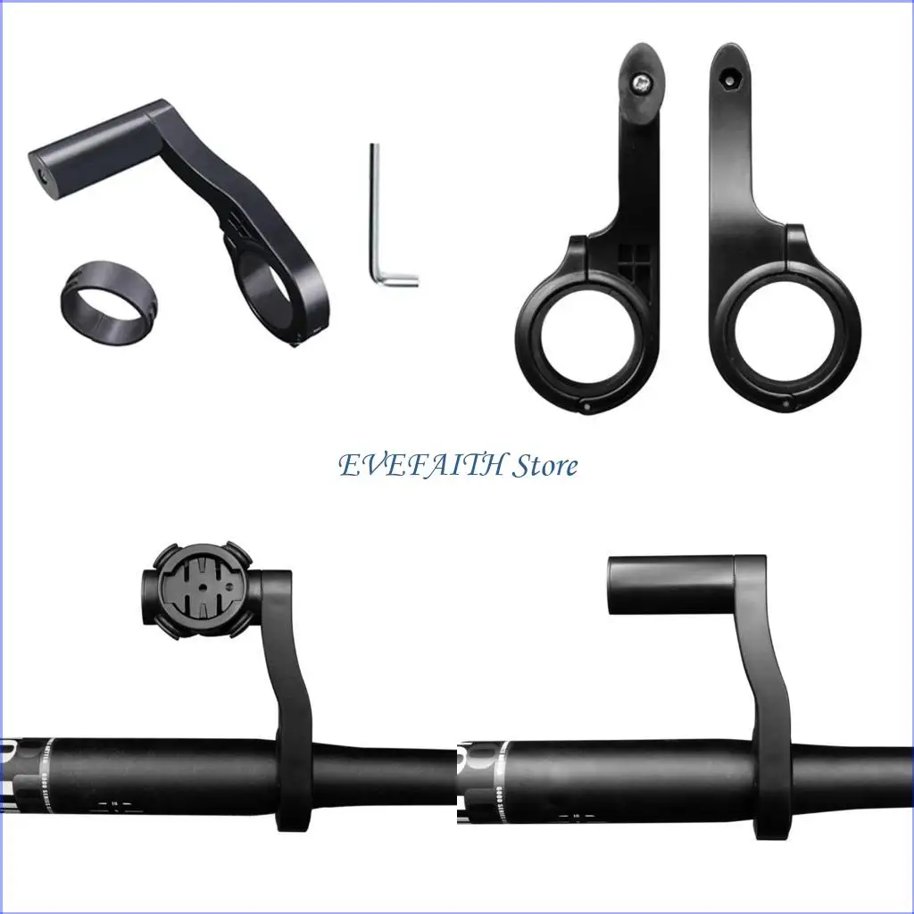124B Handlebar Extended Bracket Bike Headlight Mount Bar Holder Lamp Support