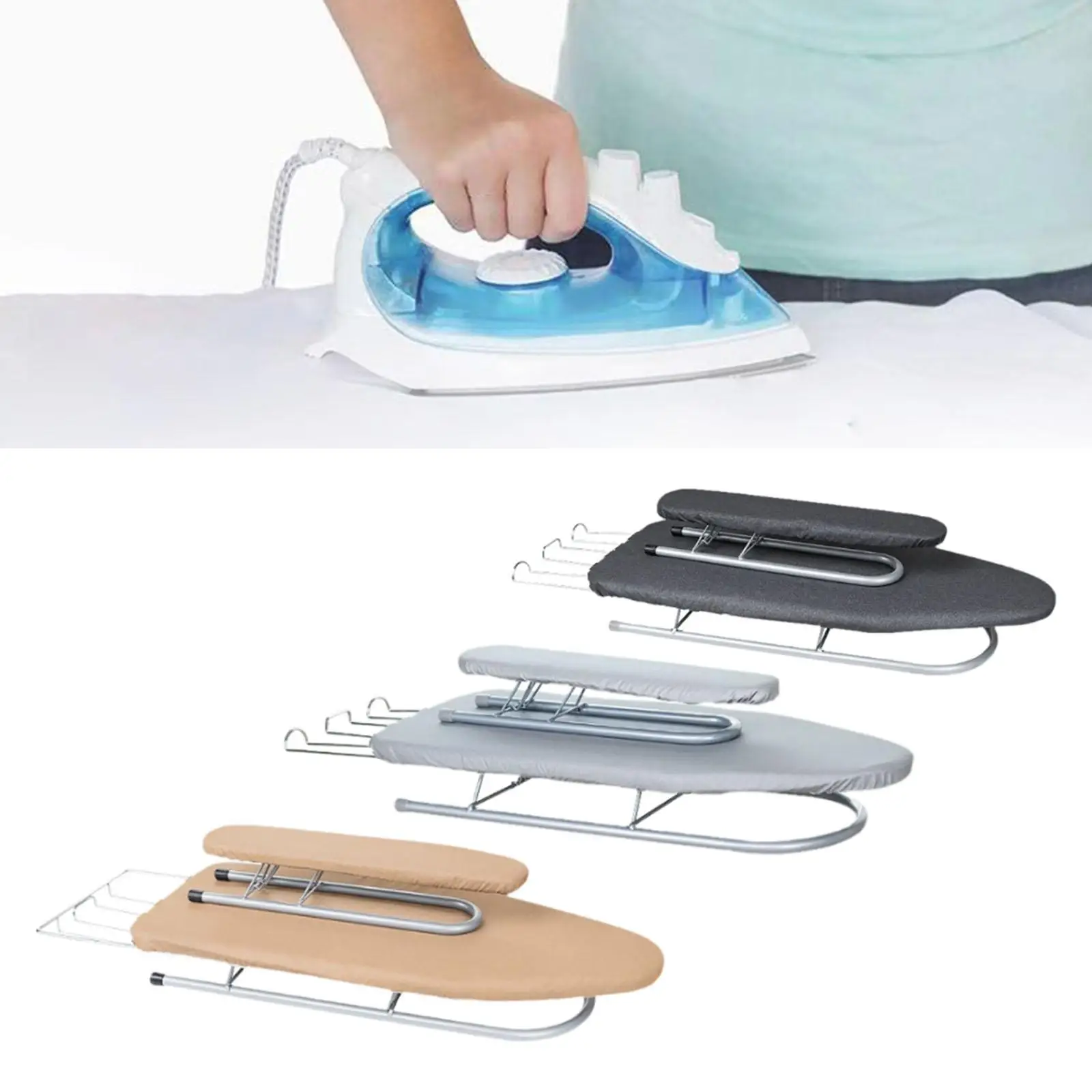

Tabletop Ironing Board Portable Iron Board for Apartment Dorm Sewing