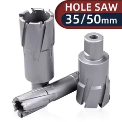 BB TCT Hole Saw Metal Drilling 35mm 50mm Deep Length Hollow Drill