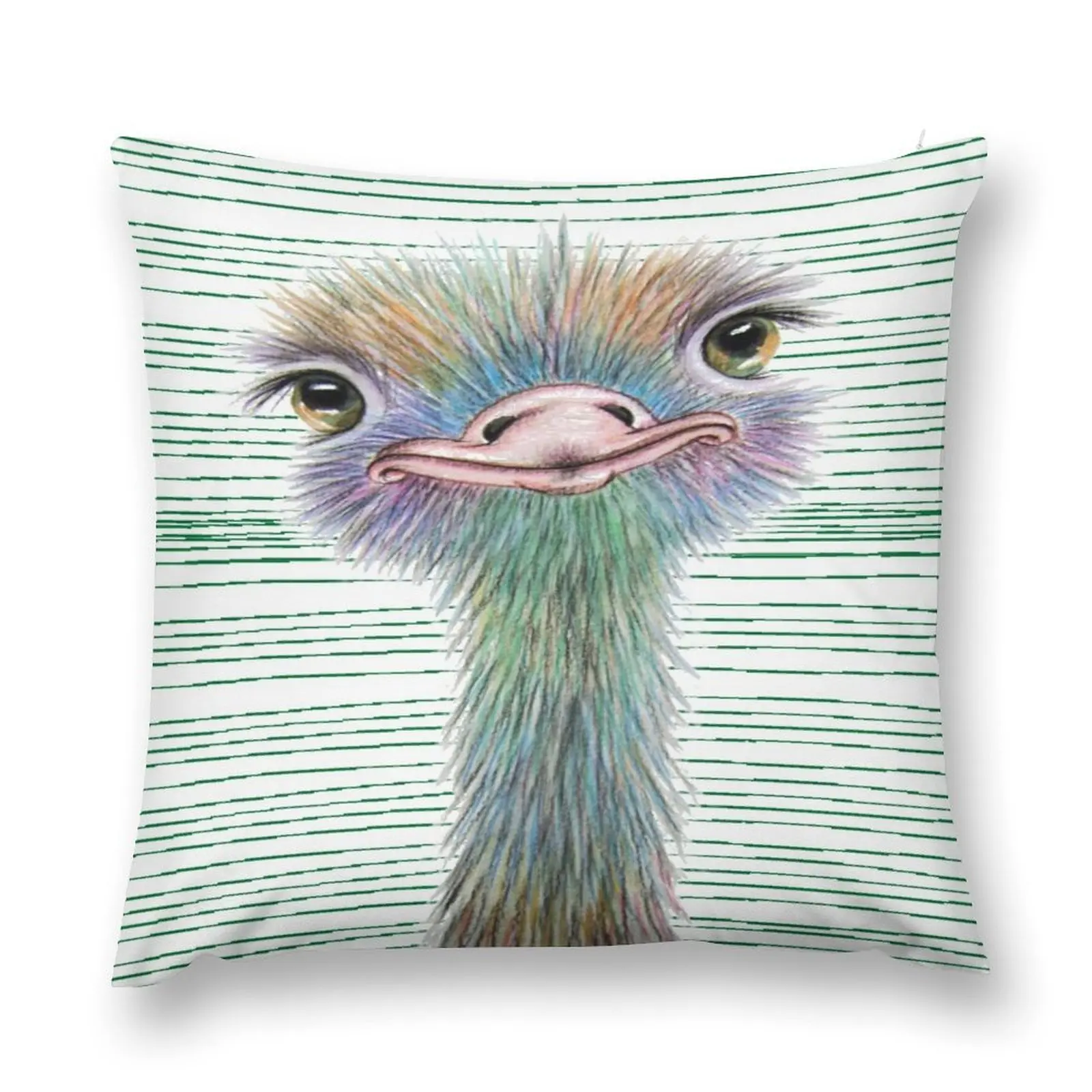 

ostrich Throw Pillow Cushions Home Decor Pillowcases For Pillows Pillows Aesthetic pillow