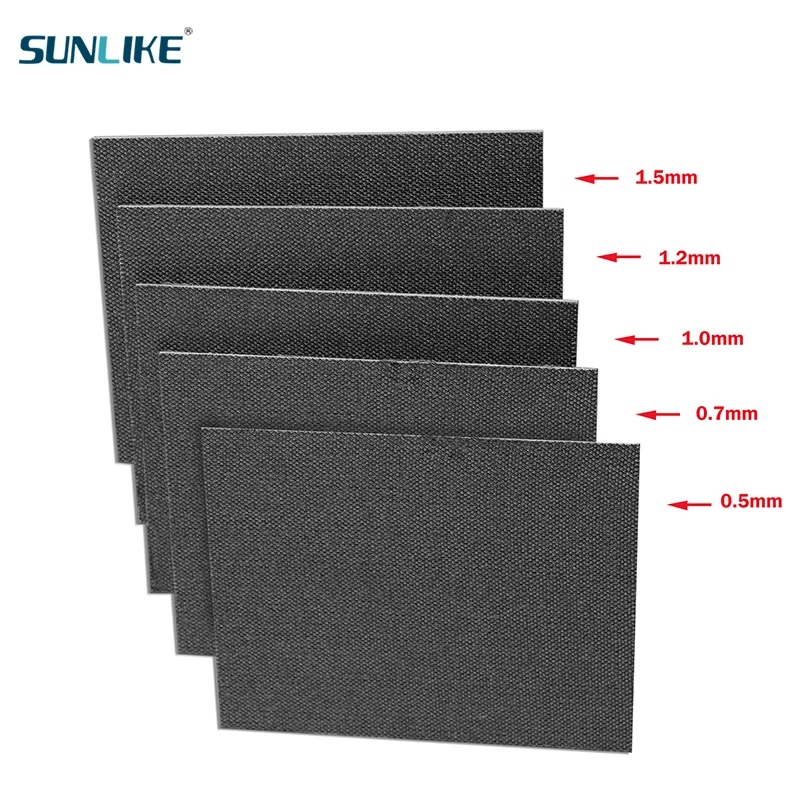 75 * 95mm Carbontex Board Panel For DIY Tug Washers For Fishing Reel Brake Friction Plate Thickness 0.5/0.6/0.7/0.8/1.0/1.5MM