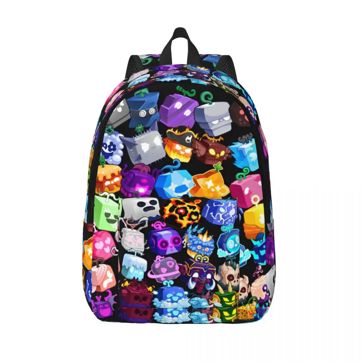 

Рюкзак B-Blox Game Fruits для мужчин и женщин, повседневный, студенческий, дорожный, с мифологическим мультяшным аниме-дизайном, для ноутбука, компьютера, холщовый, спортивный