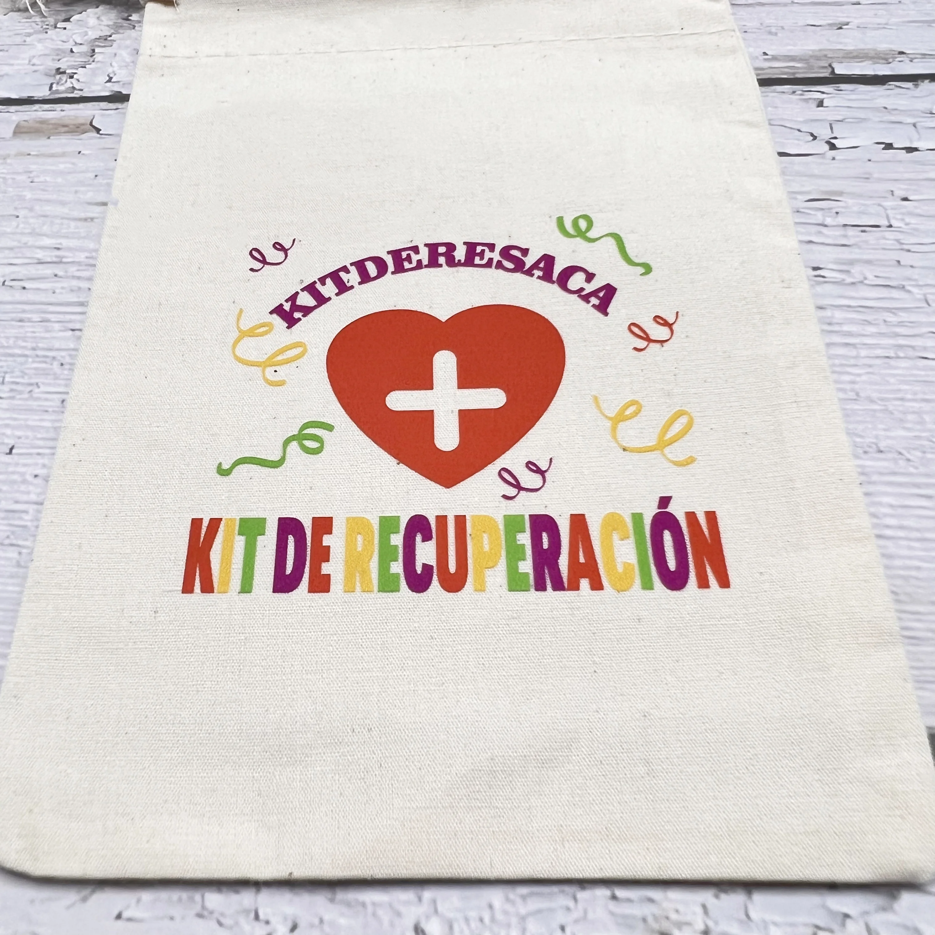 10Pcs Wedding Anti-hangover Kit Hangover Kit Bags Kit Resaca for Guests Gift Event Party Supplies Raw cotton Spanish article