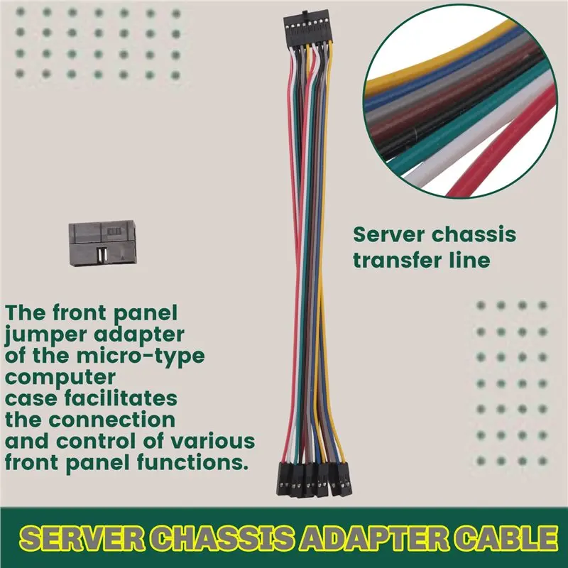 AED7-Multi Functional For Supermicro Front Panel Connector Adapter Cable For Computer Case Server Switches Extension Cord