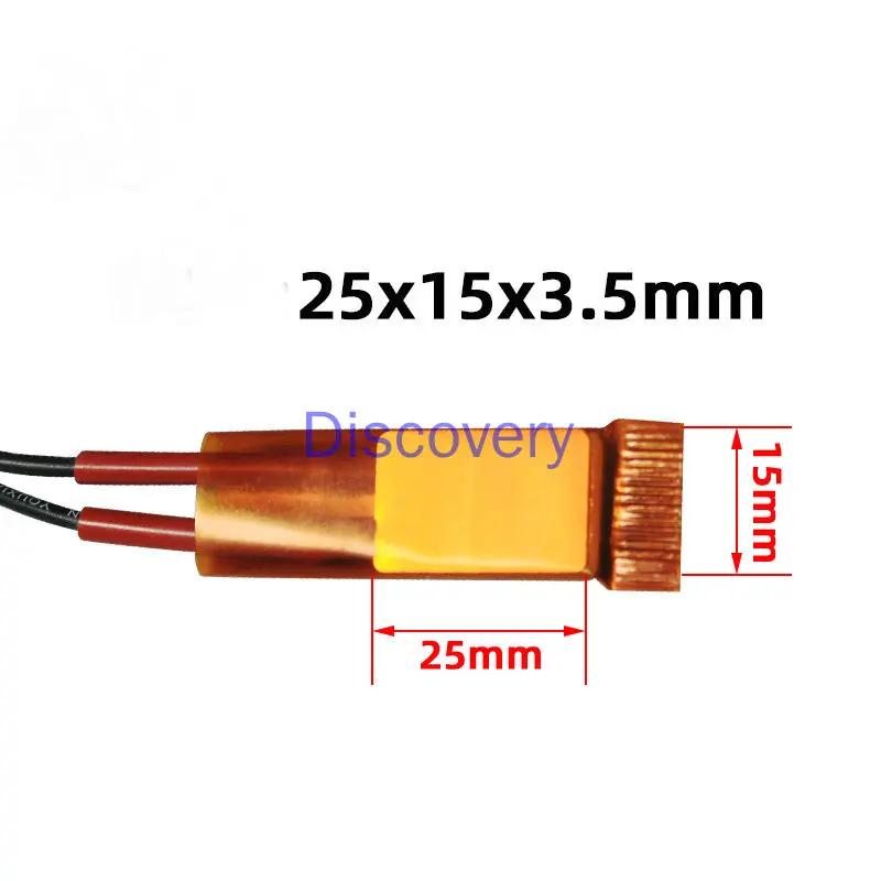 12 فولت ~ 220 فولت السيراميك PTC درجة حرارة ثابتة الهواء سخان كهربائي سخان الأساسية الملحقات 25*15/10 قطع