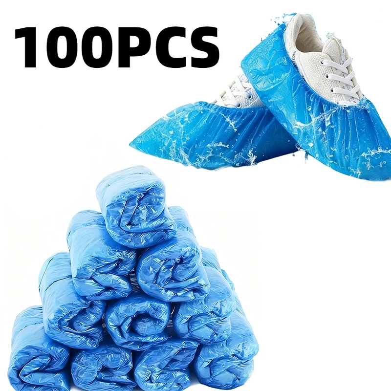 100PCS Disposable Portable Shoe Cover Great Indoor Carpet Floor Protection Home Workplace Shoe Cover