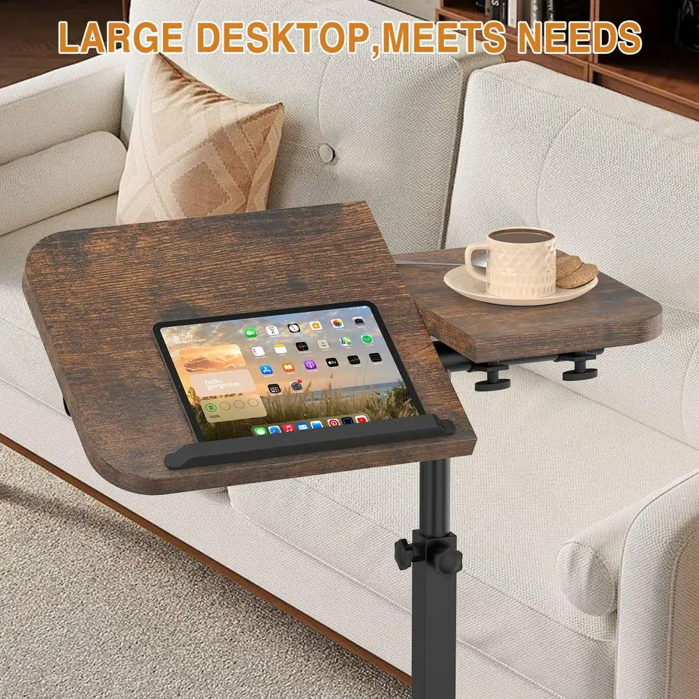 

Houseware Desk Dual Monitor Stand Riser with Drawer, Black
