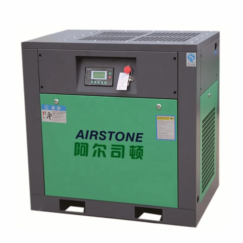 15KW/20HP fixed speed customizable 220v/415v screw air compressor with Russian language panel for sale