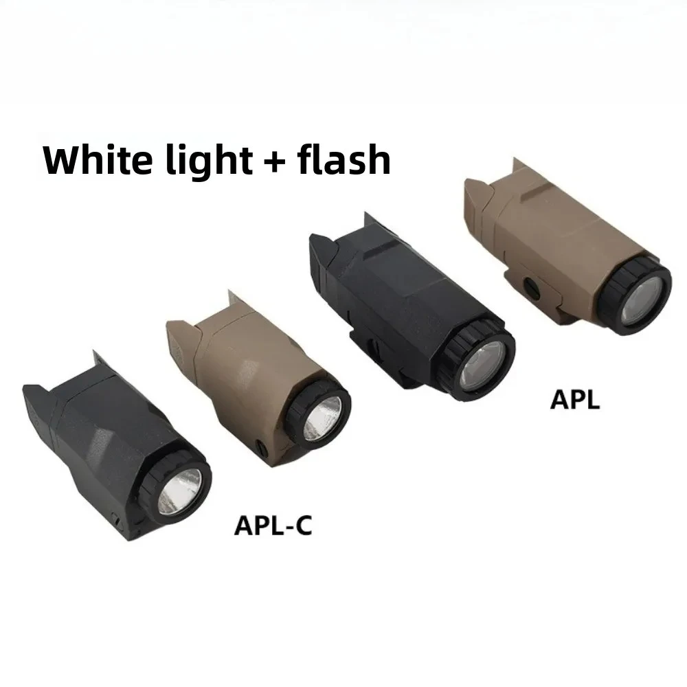 

Flashlight Gun Light Black Sand INFORCE APL/APL-C Tactical Flashlight G17 G19 P1 Flashlight Long Bright Flash