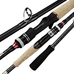 Lure fishing rod 2.28m,2.4m XH XXH Fast Action 40LB 2sections Jerkbait Fishing Rod Carbon Spinning Casting Rod for Big Game