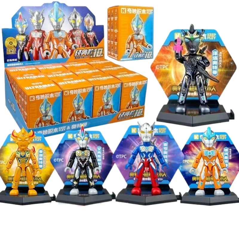 

Набор строительных блоков KEEPPLEY Ultraman, 10-е издание, совместимое с игрушкой LEGO Galaxy Zeta Zero Ace X для сборки мальчиков