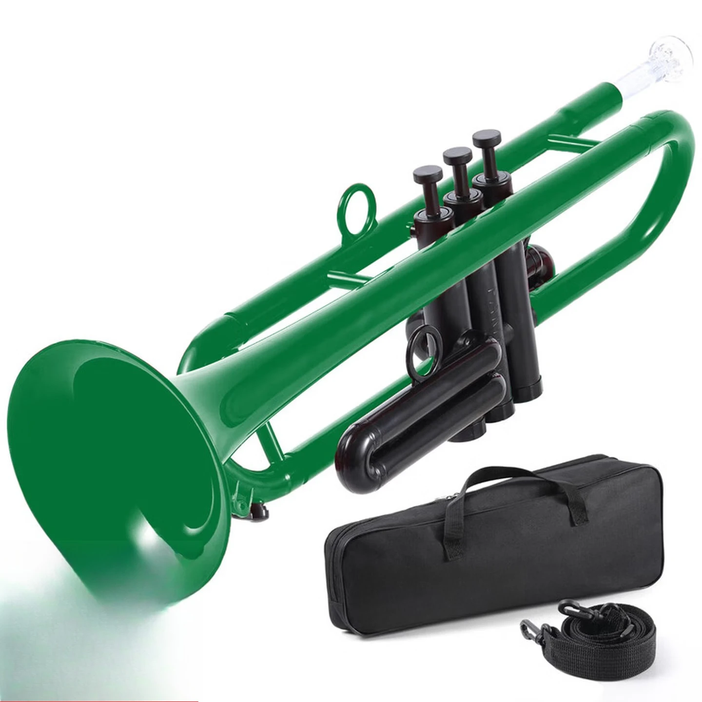 Plastic trumpet in B flat, adult children's trumpet, professional musical instrument universal pipe