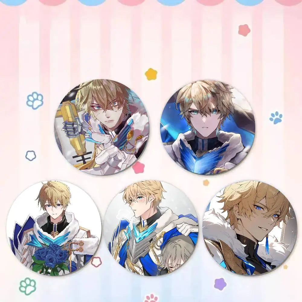 Broche/Pin de Desenho Animado Gepard Landau Game H-Honkai Star Rail para Mochila, Roupas, Acessórios de Coleção, Joias e Presente para Amigos