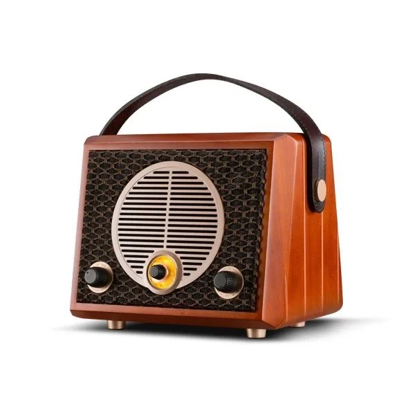 Classical M4R Bluetooth FM Radio Active Audio Portable Retro Mini Speaker