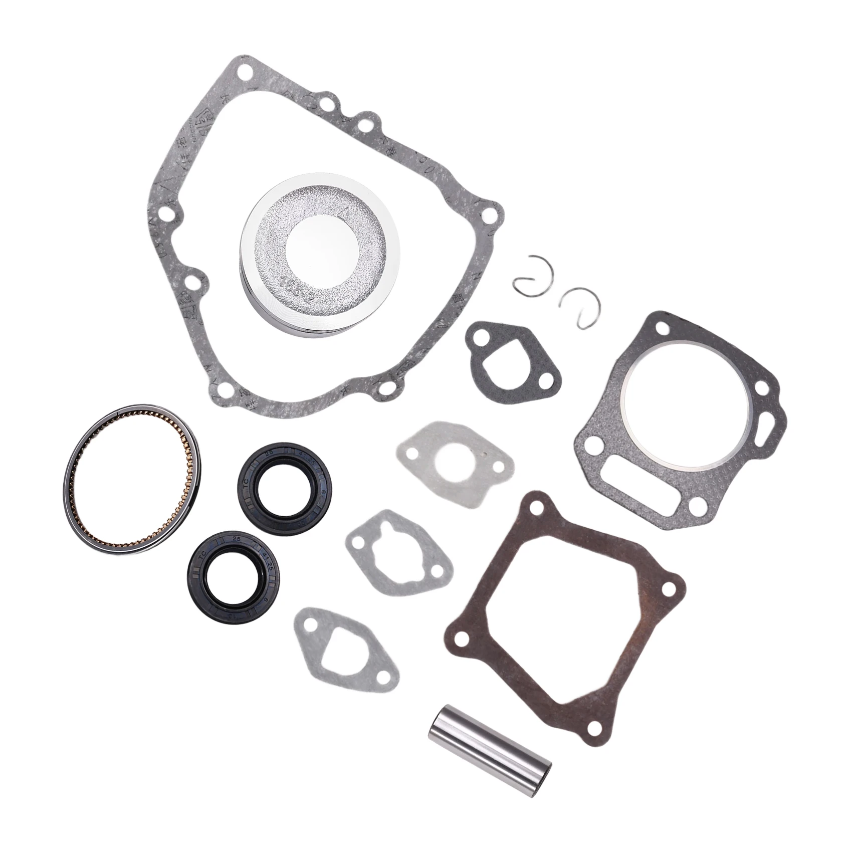 68Mm Piston Rings Gasket Oil Seal Rebuild For Honda GX160 GX200 168F 5.5/6.5-HP 2-3.5Kw 4-Stroke Generator