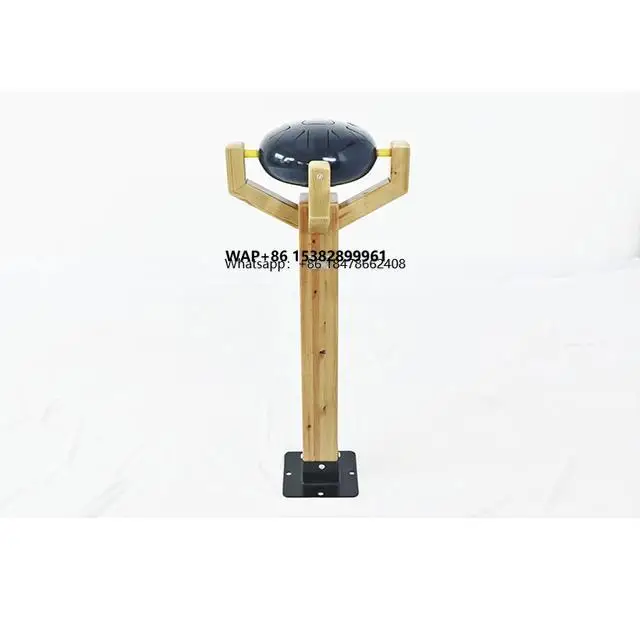 Stainless Steel Tongue Chakra Rain Chime Drum Set Sticks Musical Instruments for Outside Garden