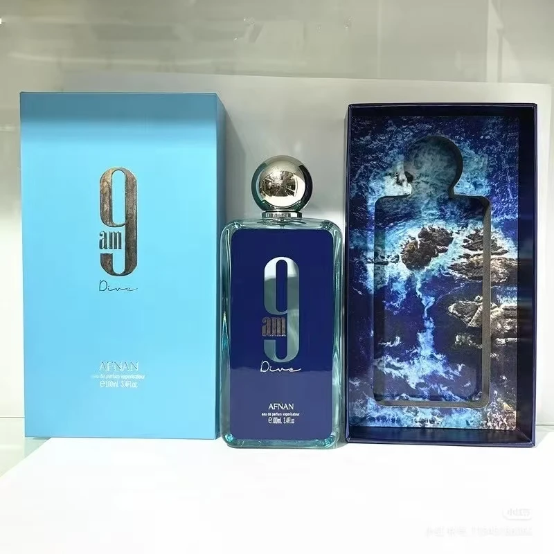 

9 PM (blue) men's and women's perfume, lasting fresh wooden fragrance, lasting fragrance, suitable for various occasions, perfec
