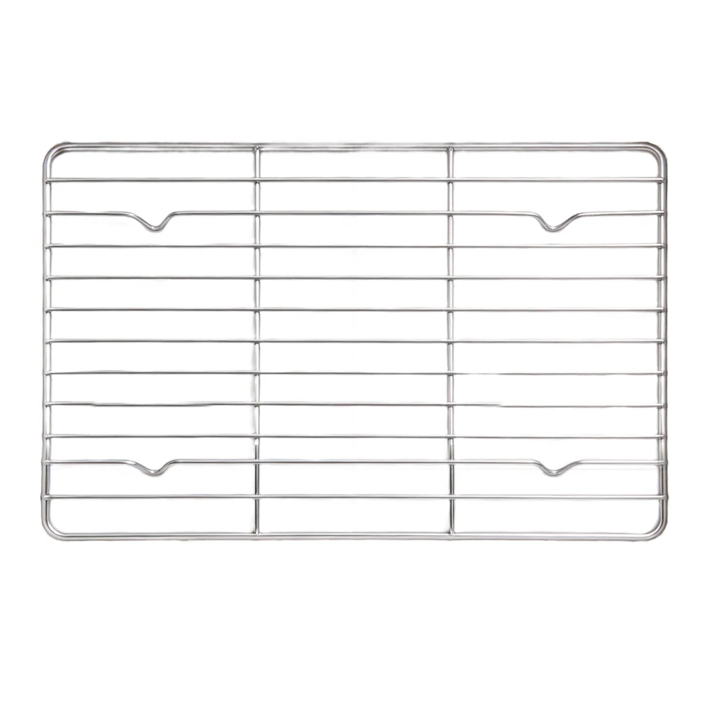 Stainless Steel Grilling Cooling Rack for BBQ and Baking Use Outdoors or in Kitchen with Heat Resistant Design