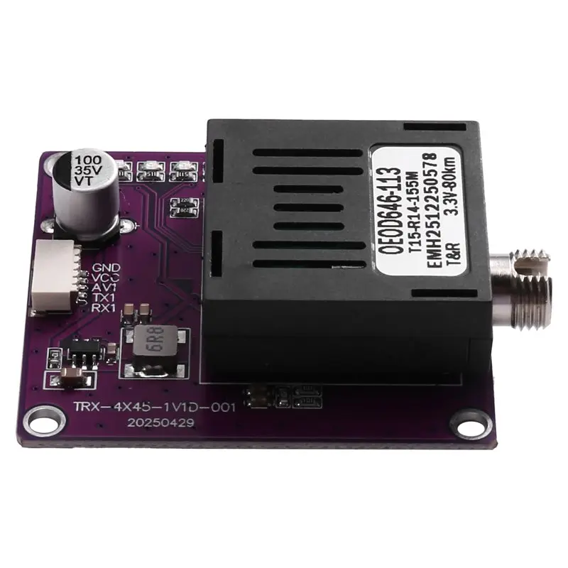 80KM TTL Optical Transceiver Module Optical Terminal Equipment Drone-Specific DC 5.5-26V-Y41A