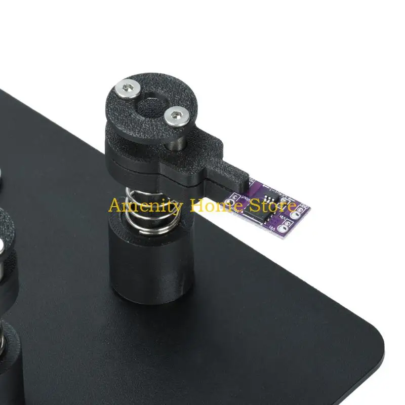 F26C Helping Hands Clamp, Adjustable Third Hand Soldering Holder, Circuit Board Grips and Metal Base for Electronics Repair