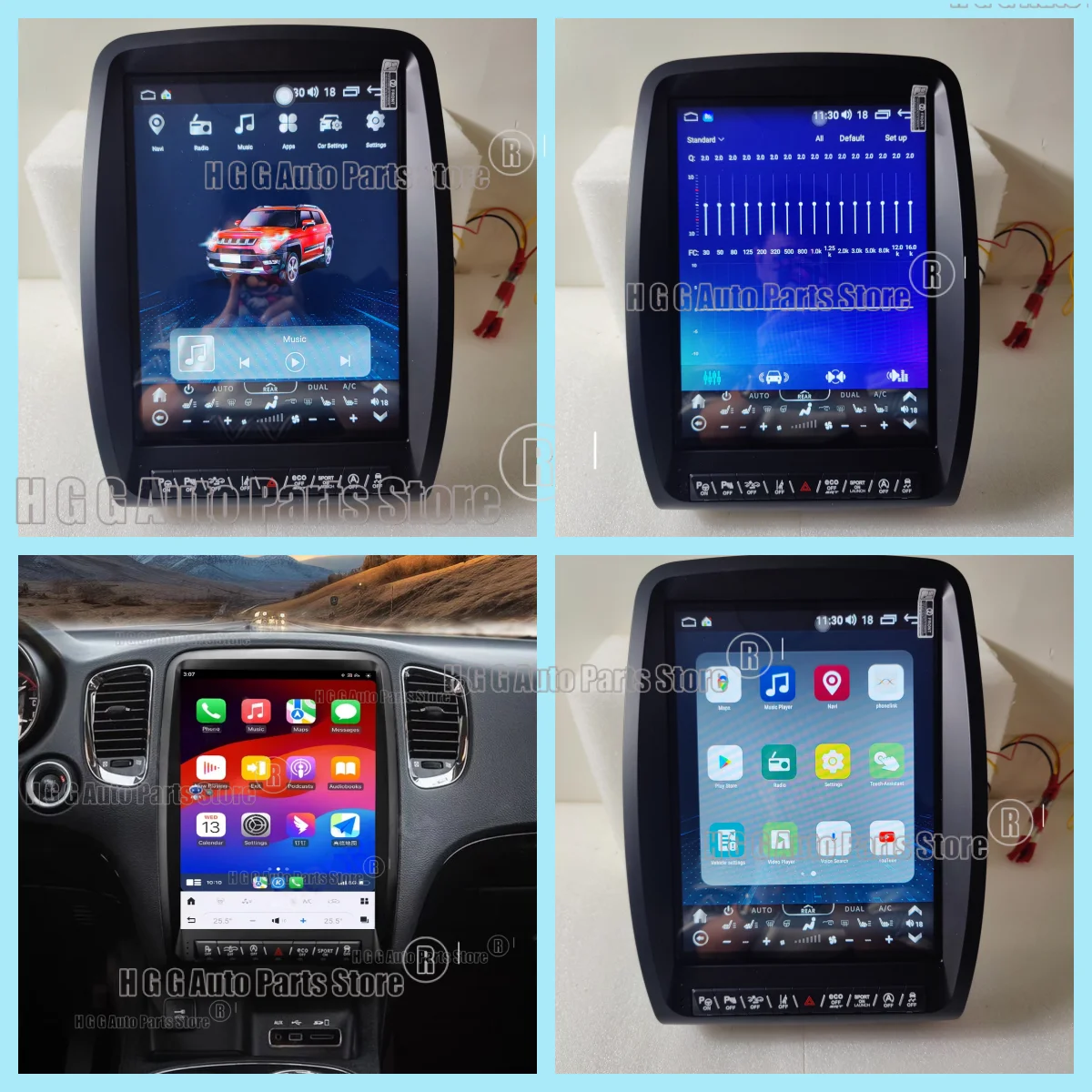 

Автомагнитола с GPS, CarPlay и Android 13 для Dodge Durango 2011-2017, 2018, 2019, 2020 годов выпуска. Мультимедийный стереоплеер с экраном.