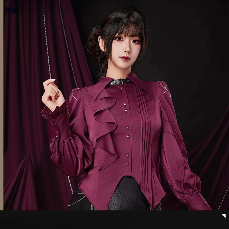 Honkai Star Rail Kafka Theme Impression Series Тонкая рубашка Doujin Топы для косплея 2025