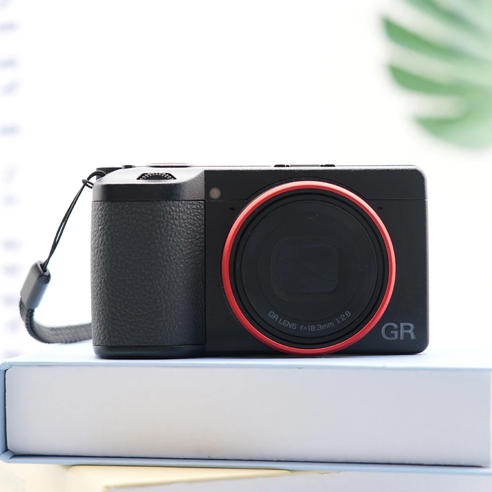 Decoration Lens Ring for Ricoh GRIV GR IV Ricoh GR4 GR IV HDF/Monochrome Replaces Ricoh GN-3 Ring Cap Aluminium Alloy