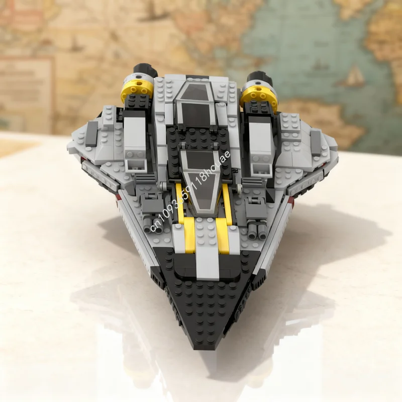 

508pcs MOC Space Junk Spaceship Model Building Blocks Construction DIY Idea Creative Education Christmas Gifts Brick Toy Kids