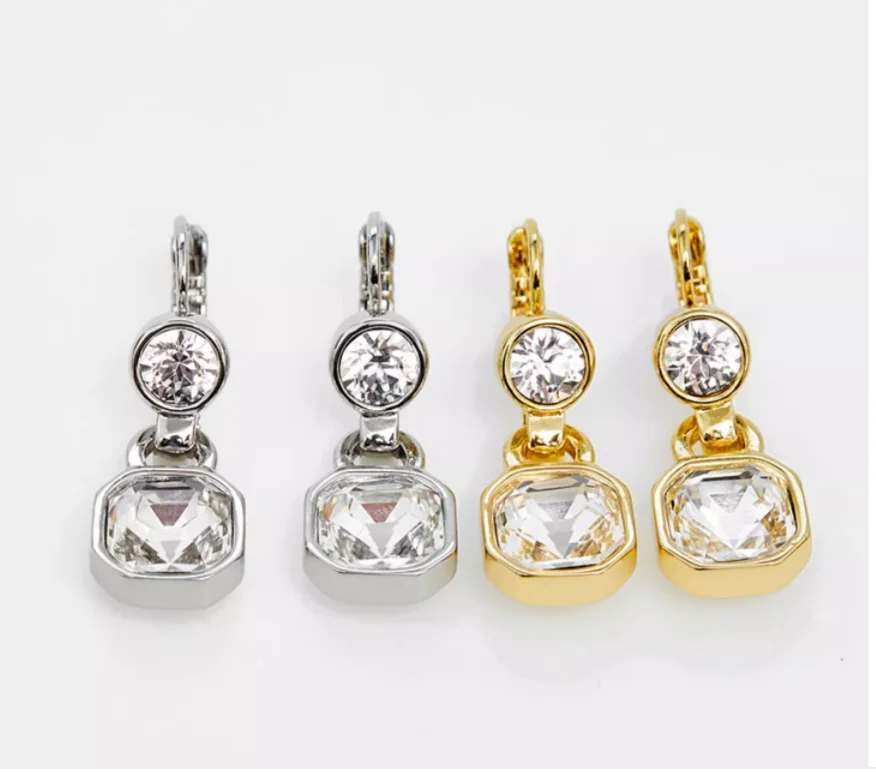 

HOT SEELING fashion DYRBERG/KERN Fashion Atmosphere Square crystal earrings IN STOCK