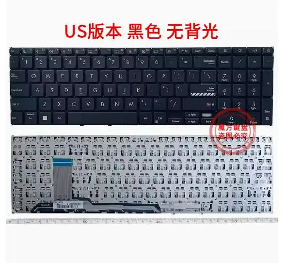 

NEW For ASUS Vivobook 17 X1702 X1702Z X1702ZA X1703 X1703ZA Keyboard US BLACK non-Backlit