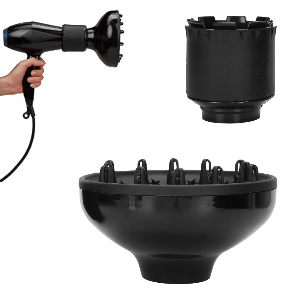 Adjustable Airflow Hair Dryer Diffuser Volumizing Design Professional Blow Dryer Diffuser Portable Universal Wavy Hair Diffuser