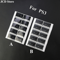 10PCS  For Playstation 3 PS3 Wireless Handle Controller Back Label Housing Shell Sticker