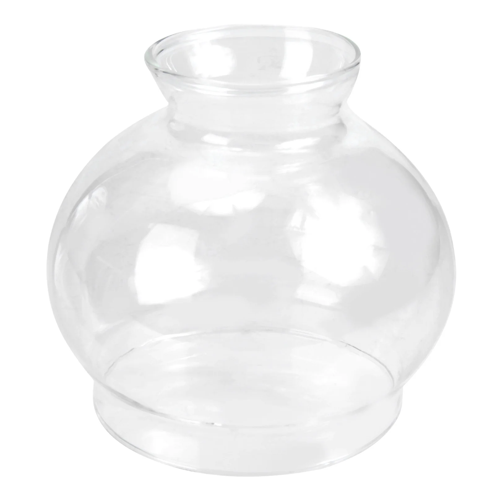 

Transparent Glass Oil Lamp Chimney Windproof Shade Retro Style Lamp Part Decorative Replacement Cover