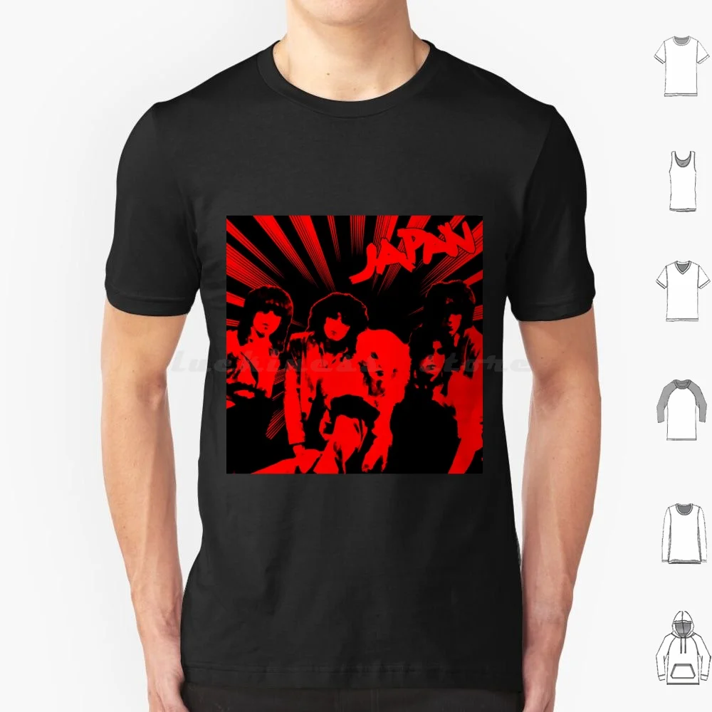 Japan Poster Print T Shirt 6xl Cotton Cool Tee Japan 80s 70s Newave Synthpop Synth New Romantic