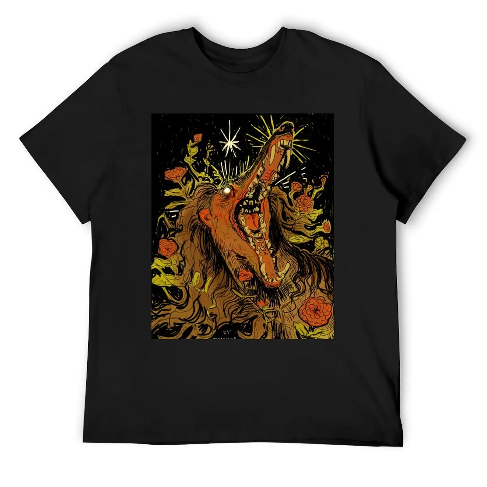 The Turning Among the Flowers T-Shirt tees Aesthetic clothing plus size clothes sublime heavy weight t shirts for men