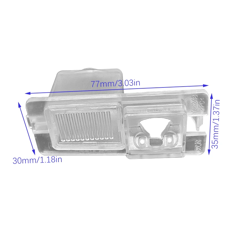 Car Rearview Camera Bracket Mount Holder ABS for SsangYong Actyon Sports 2006-2019 Rodius/Stavic 2004-2019 Korando Rexton Kyron
