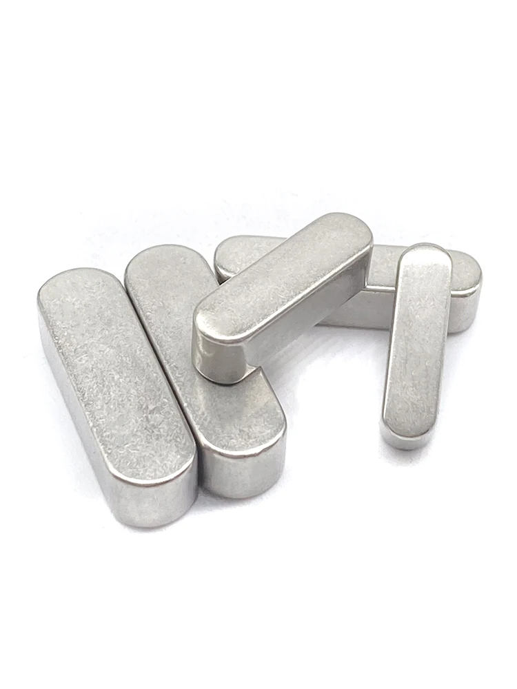 1~20pcs M3M4M5M6M8M10M12 304 A2-70 Stainless Steel Rectangle Round End Type A Parallel Flat Key Drive Shaft Roll Shaft Dowel Pin