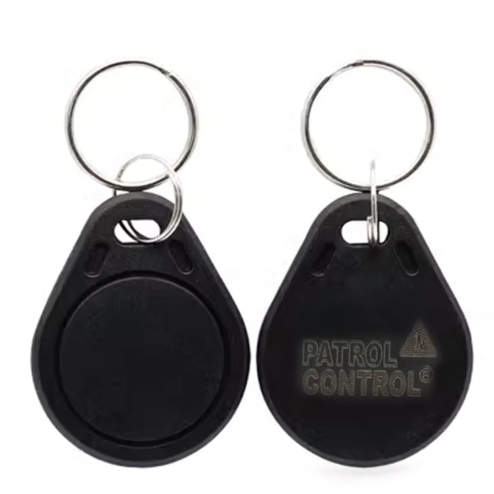 Custom 100pcs Printing Logo UID RFID Tag Keyfob for 1k s50 13.56MHz Writable Block 0 HF ISO14443A Used to Copy Cards