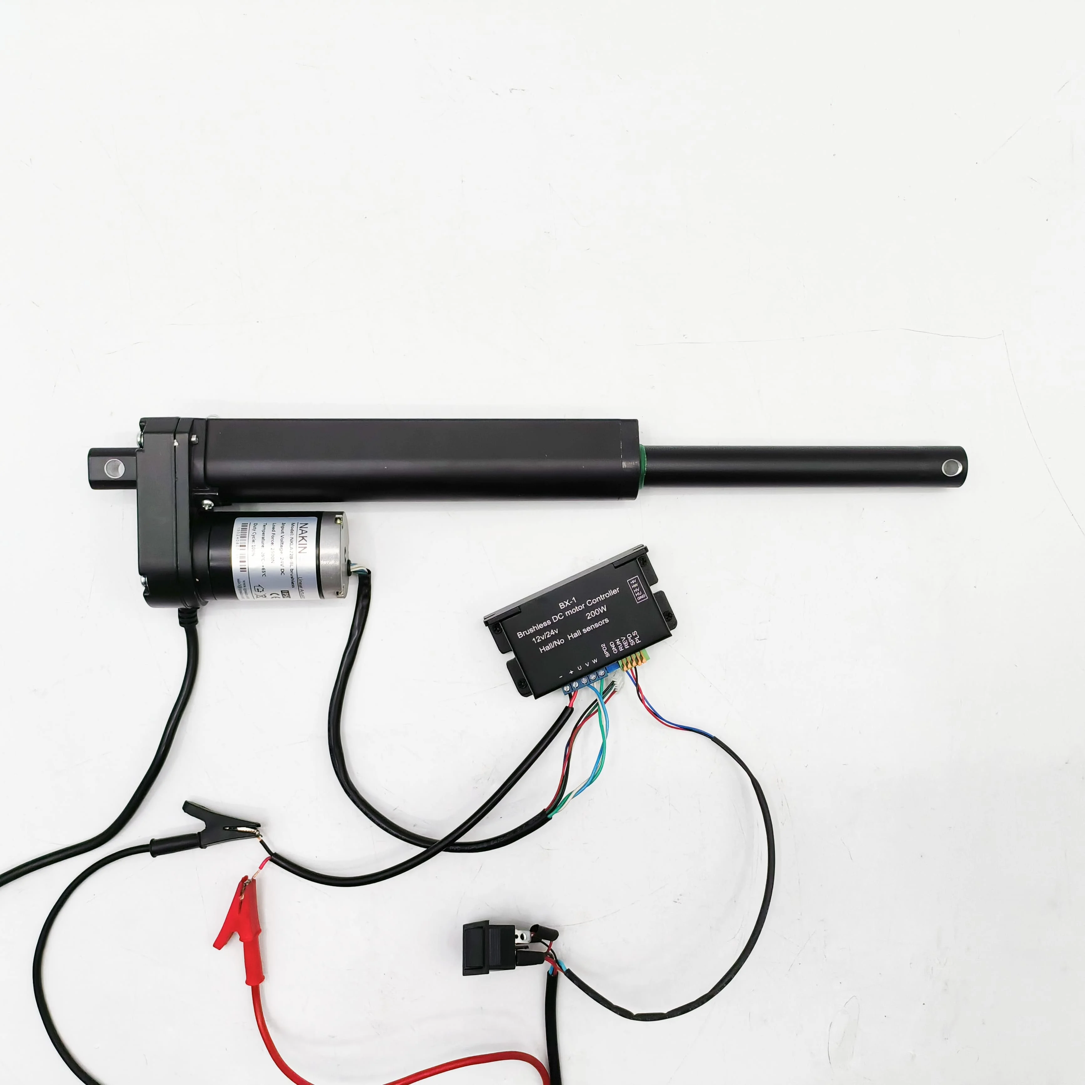 24v Continuous Use BLDC Brushless DC Motor Linear Actuators 220lbs 1500N Capacity for TV Table Sofa Lifting Permanent Magnet