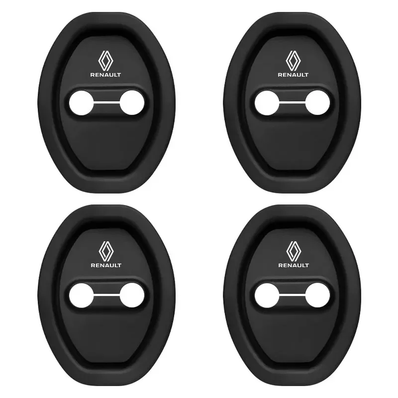 4 قطعة قفل باب السيارة الغطاء الواقي قفل الباب غطاء القضية لرينو ميجان 2 3 4 توينجو كليو 4 تاليسمان كابتور ترافيك ذات المناظر الطبيعية الخلابة 2