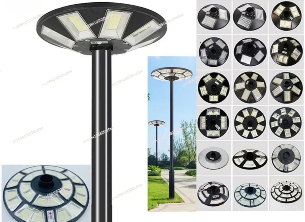 Solar Street Round Flying Saucer Light Villa Community Square Landscape Induction Integrated Street Garden Light