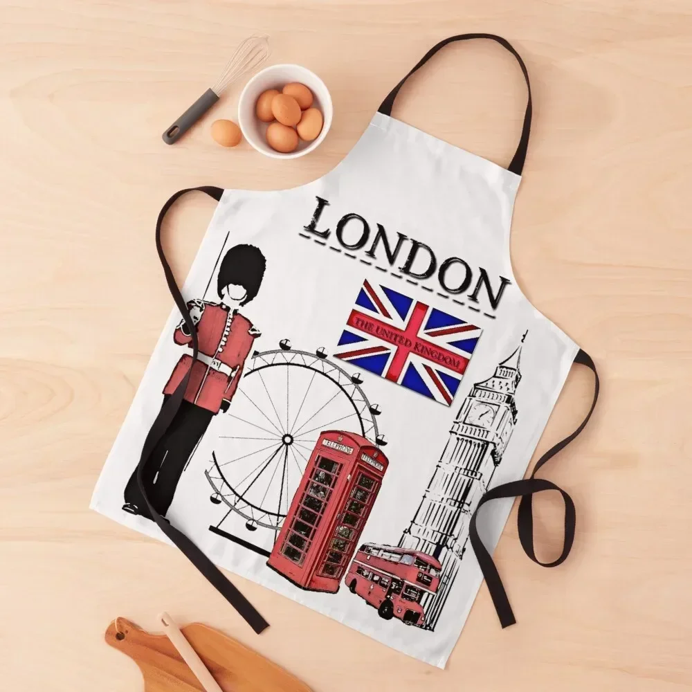 

LONDON Apron home women For Hairdresser Women Kitchen Goods For Home And Kitchen Apron