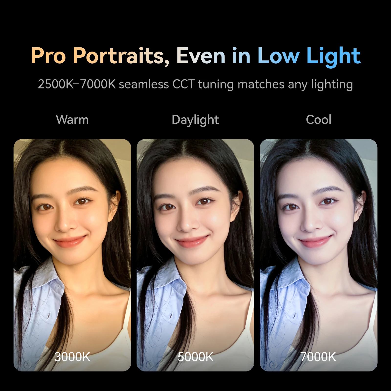 TELESIN Magnetic 360° Rotating RGB Mini Selfie Fill Light | 3 Adjustable Color & Brightness Modes for iPhone & Android Smartphon