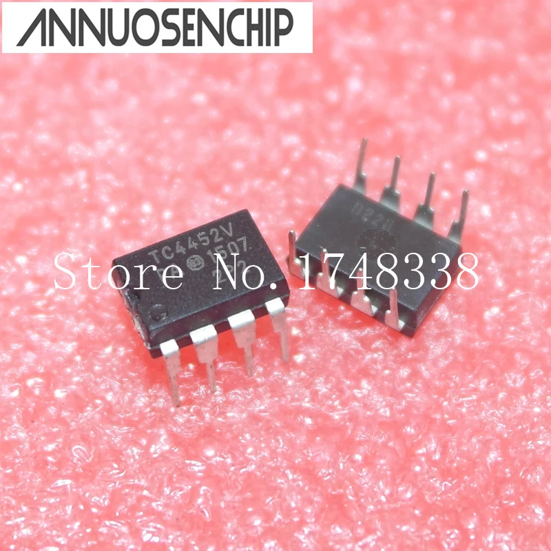 10 Uds MOSFET DVR 12A 4452 TC4452 8-DIP TC4452VPA