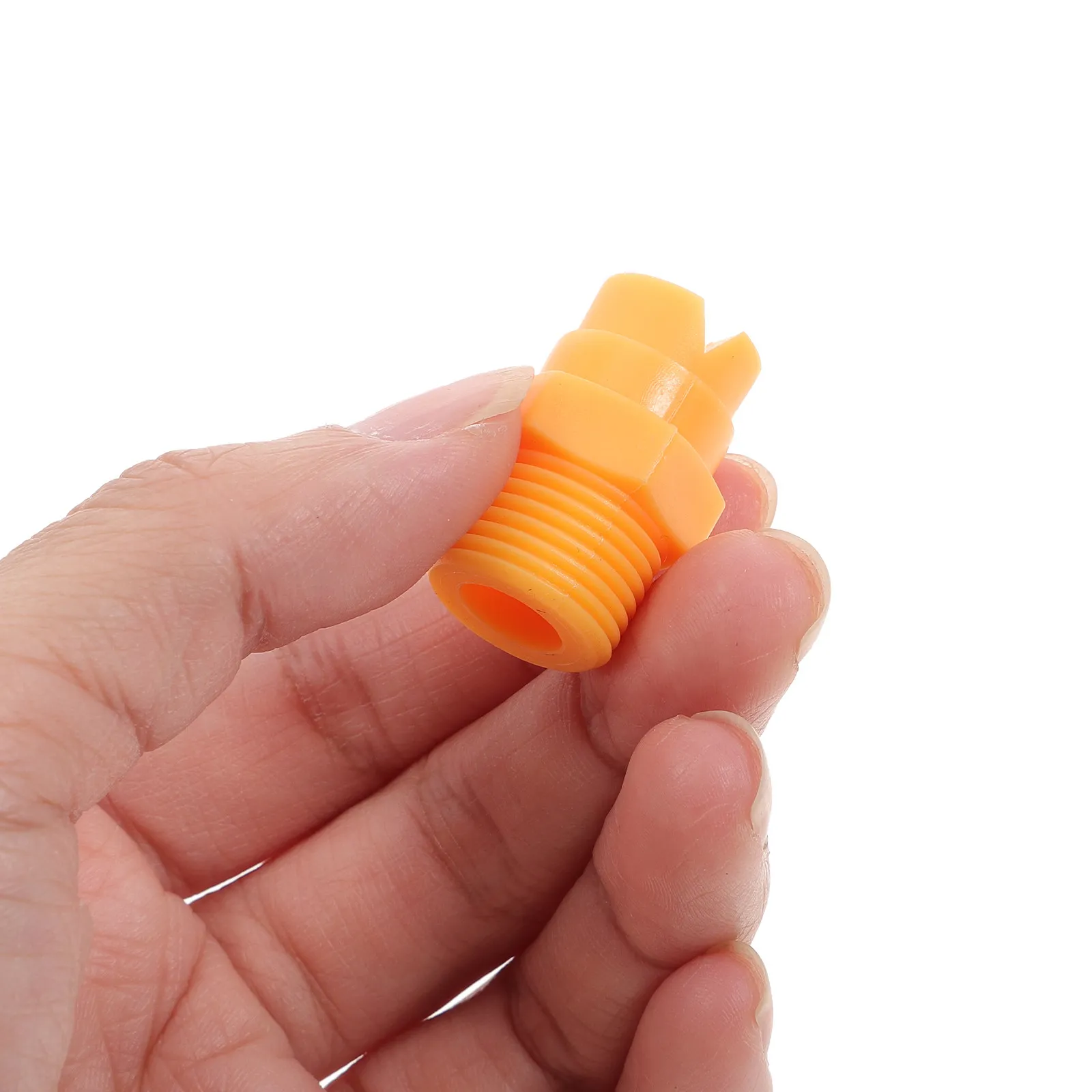 

Набор из 5 желтых пластиковых насадок-распылителей в форме веера из полипропилена для садового шланга и стиральной машины