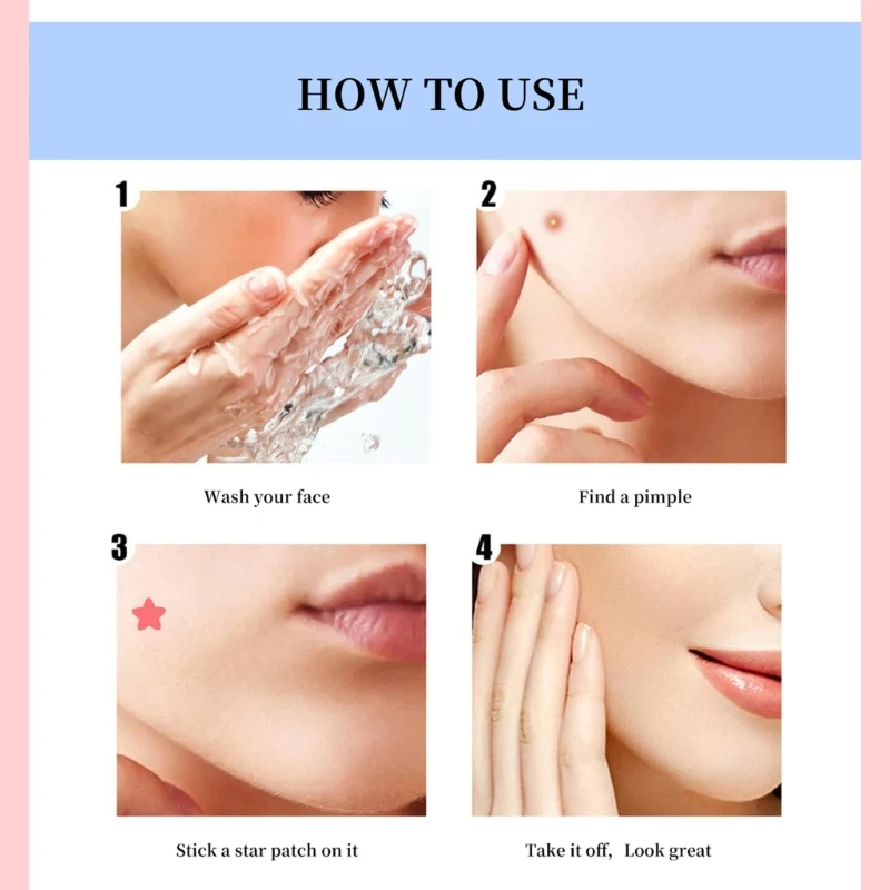 Przenośne naklejki na trądzik hydrokoloidowy Prezent do pielęgnacji skóry twarzy dla kobiet i mężczyzn